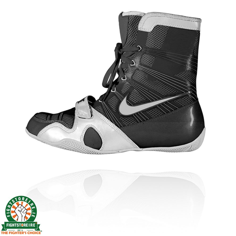 Nike Hyper KO Boxing Boots - Black/Silver