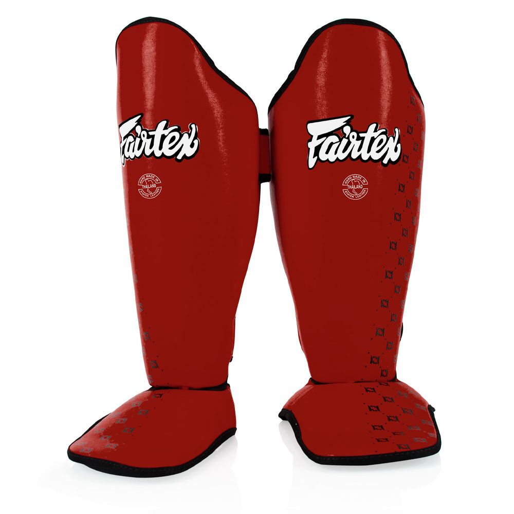 Fairtex SP5 Thai Shinguards Red