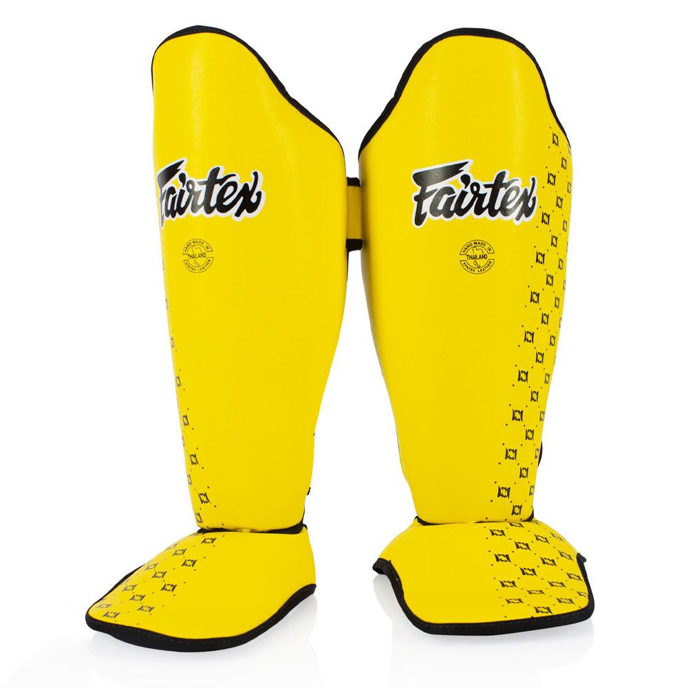 Fairtex SP5 Thai Shinguards Yellow