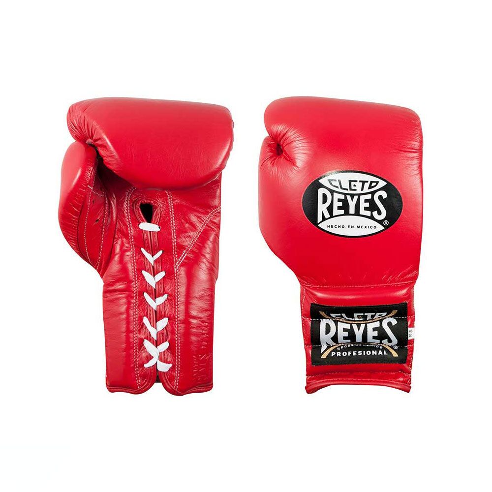 Cleto Reyes Lace Up Sparring Gloves Red 12oz