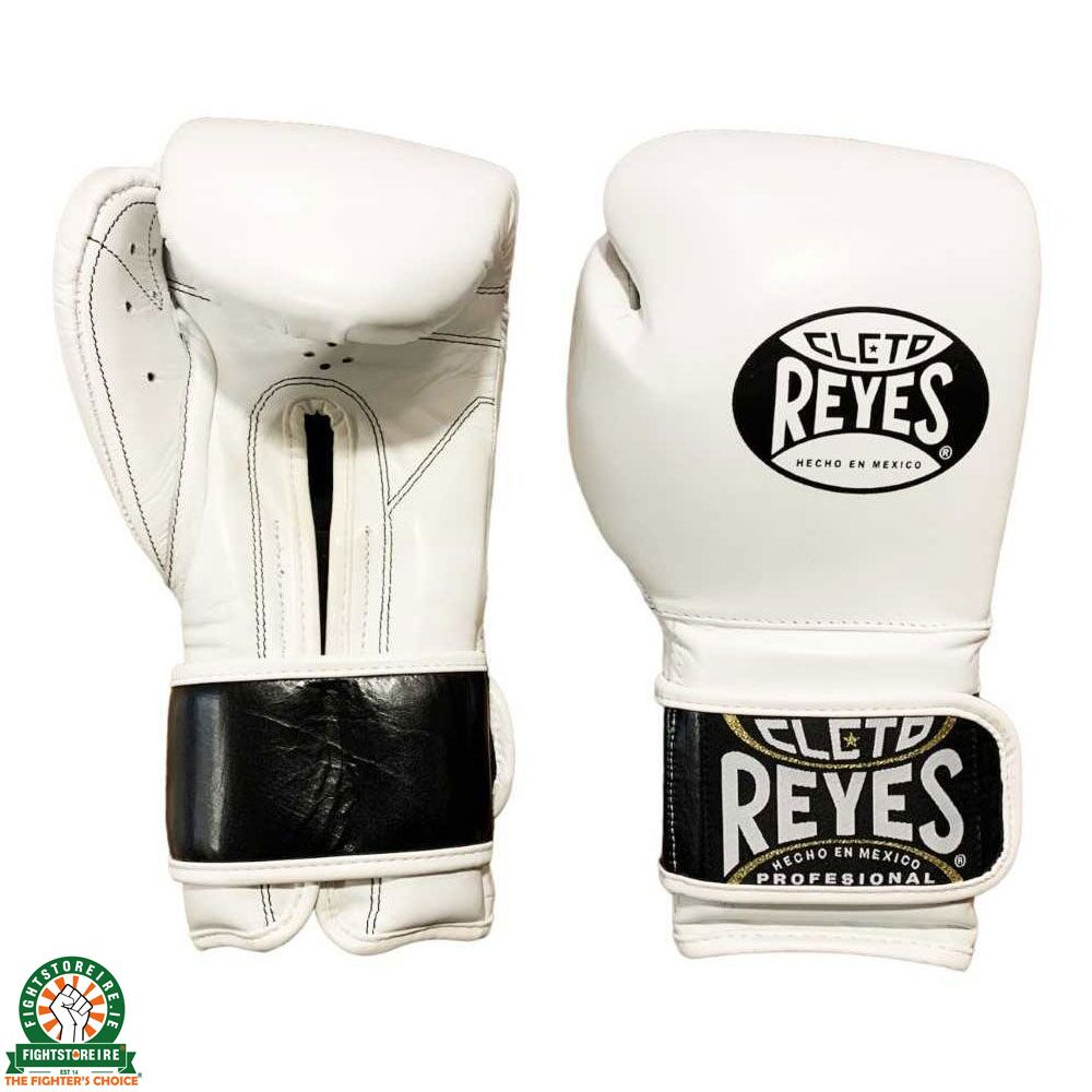 Cleto Reyes Velcro Sparring Gloves White Fight Store IRELAND