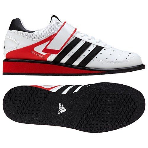 Adidas Power Perfect II Weightlifting Shoes White Fightstore