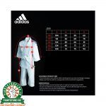 Adidas judo gi size chart cheap