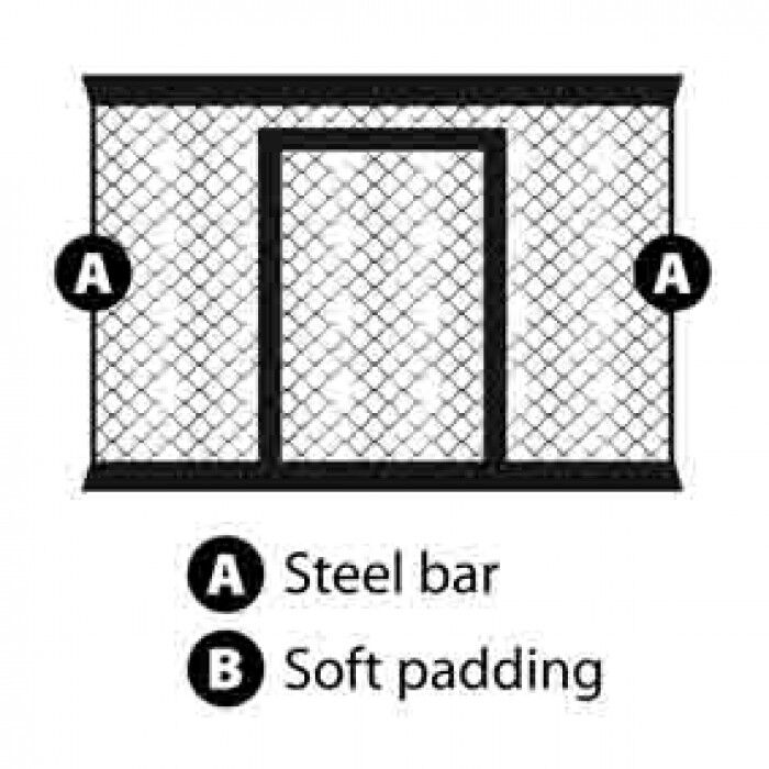 Cage Panel with Door 166 cm x 180 cm