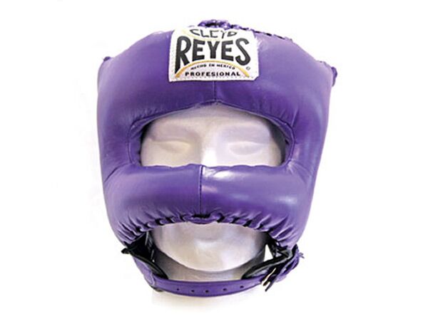 Cleto Reyes Traditional Pointed Nylon Bar Headguard - Purple