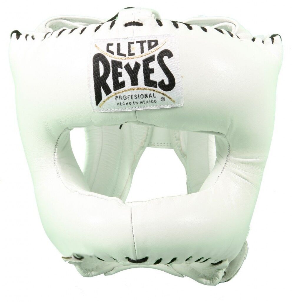 Cleto Reyes Traditional Pointed Nylon Bar Headguard - White