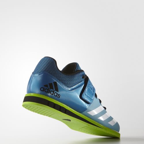 Adidas Powerlift 3 Weightlifting Shoes Blue Green Fightstore