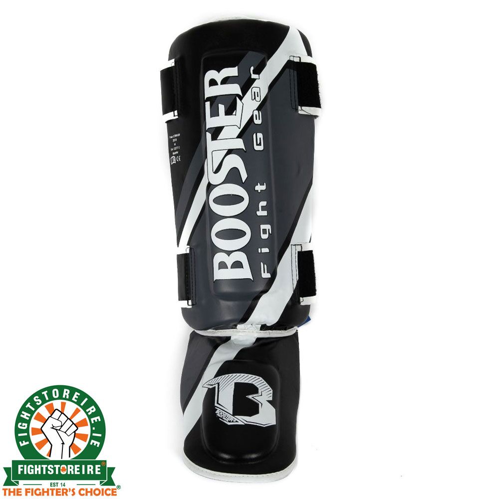 Booster Thai Striker V2 Shinguards - Black/Grey
