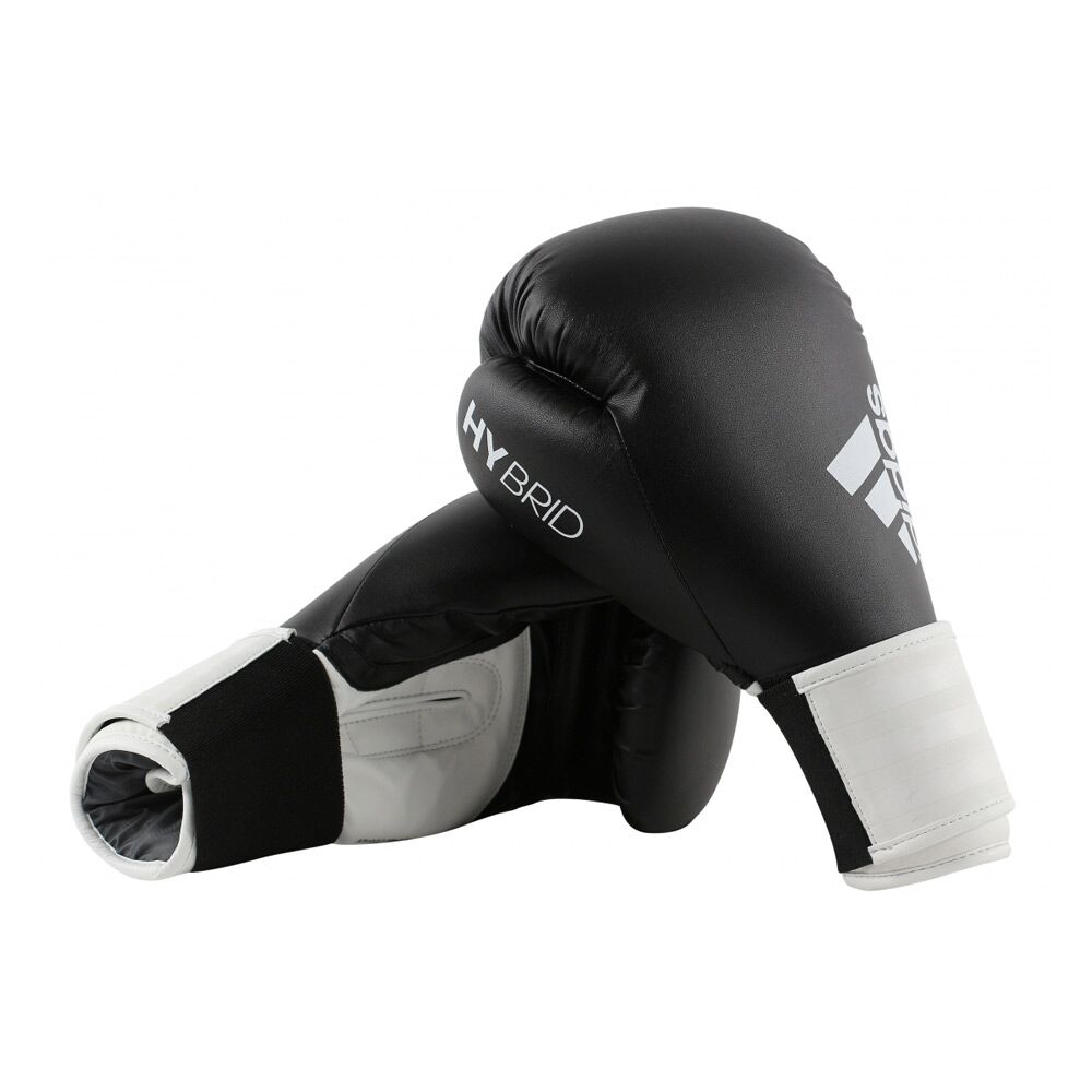 Adidas Hybrid 100 Boxing Gloves - Black/White
