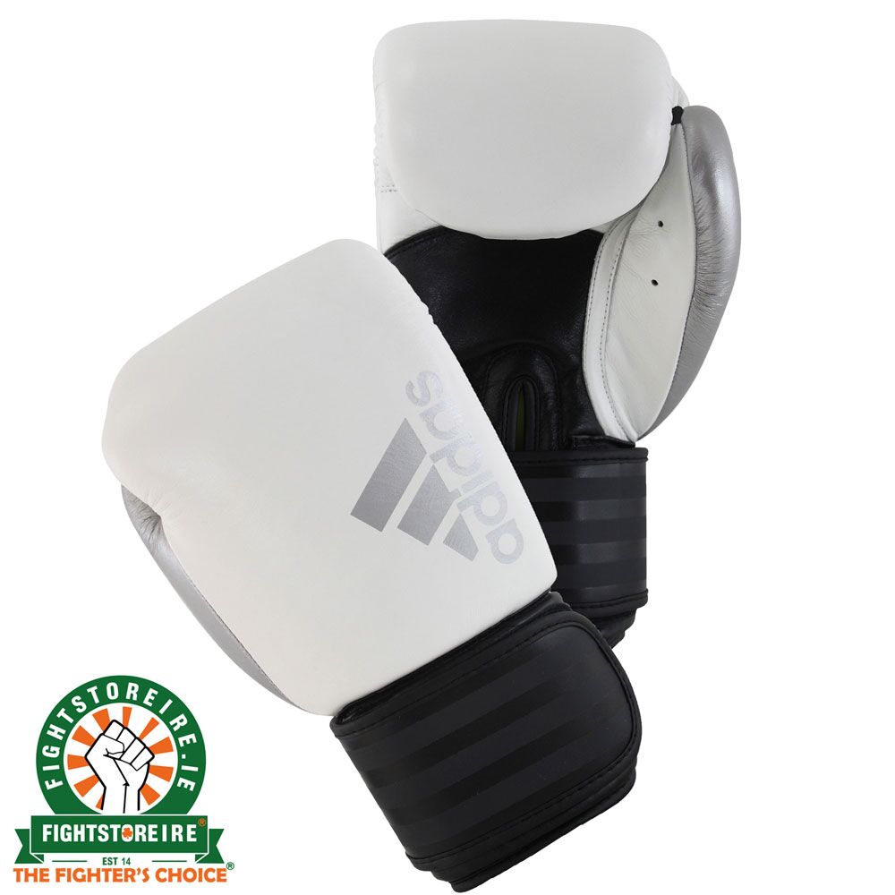 Adidas Hybrid 200 Boxing Gloves White Black Fight Store IRELAND