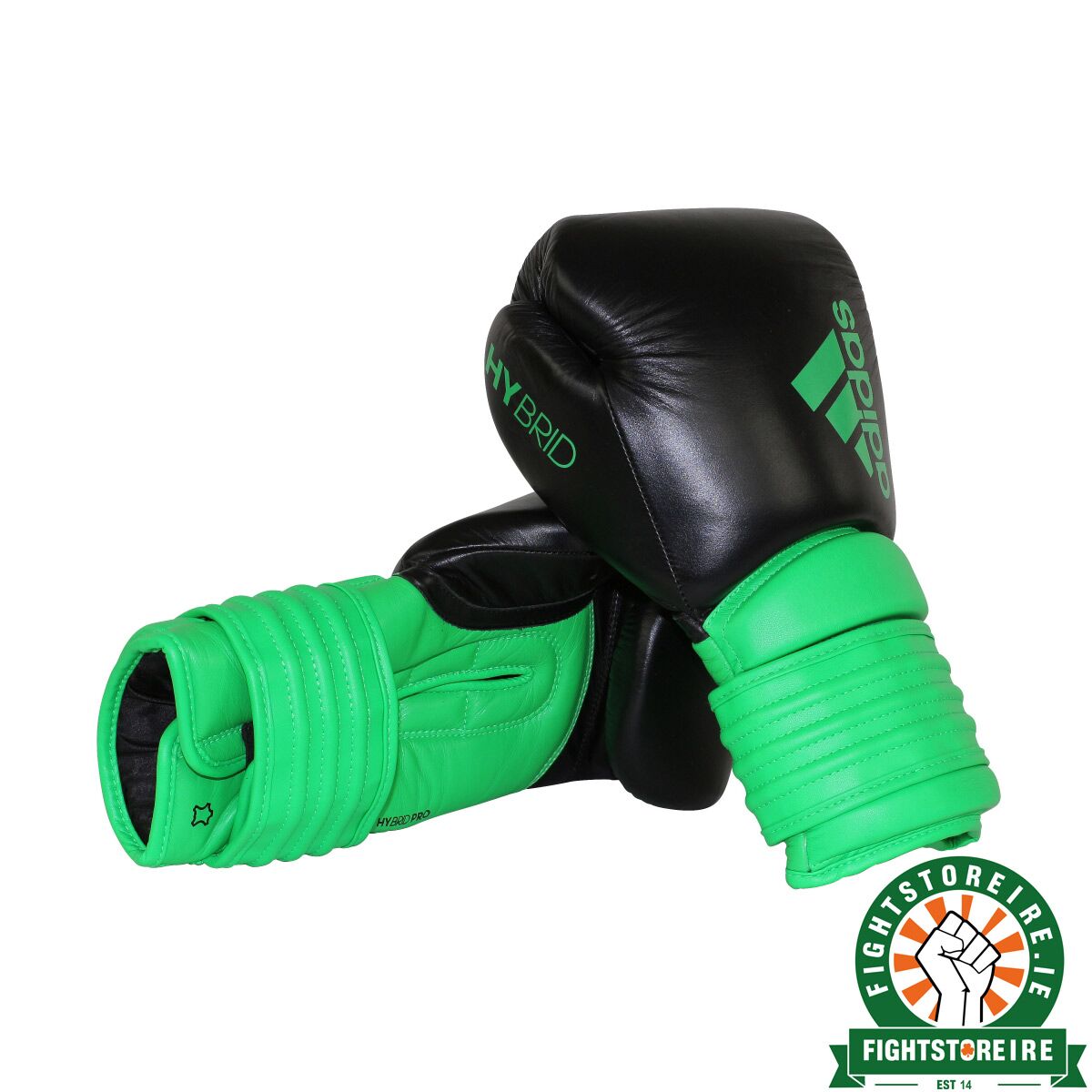 Adidas Hybrid 300 Boxing Gloves Lime Green Black Fight Store IRELAND