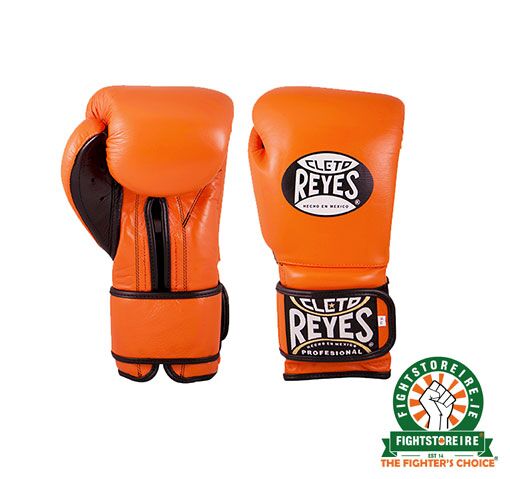 Cleto Reyes Velcro Sparring Gloves 14oz Orange