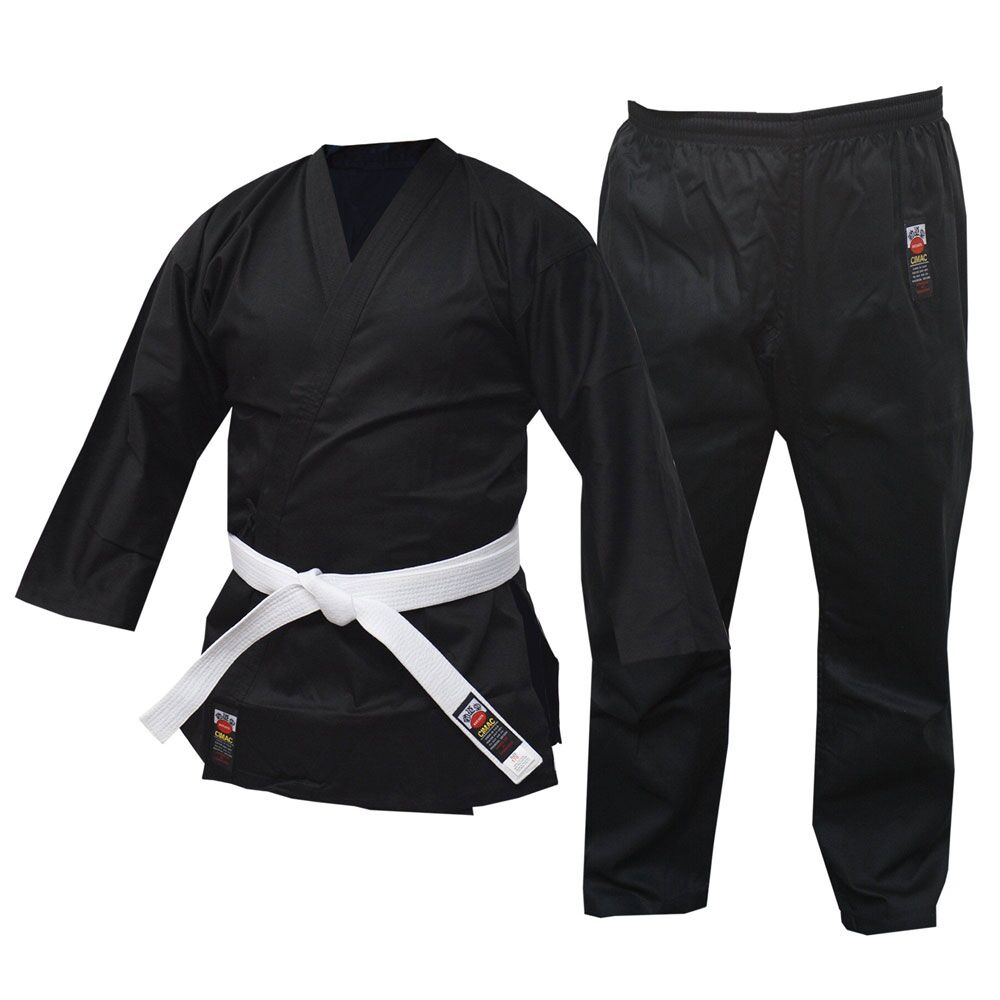 Cimac Black Student Karate Uniform - 8oz