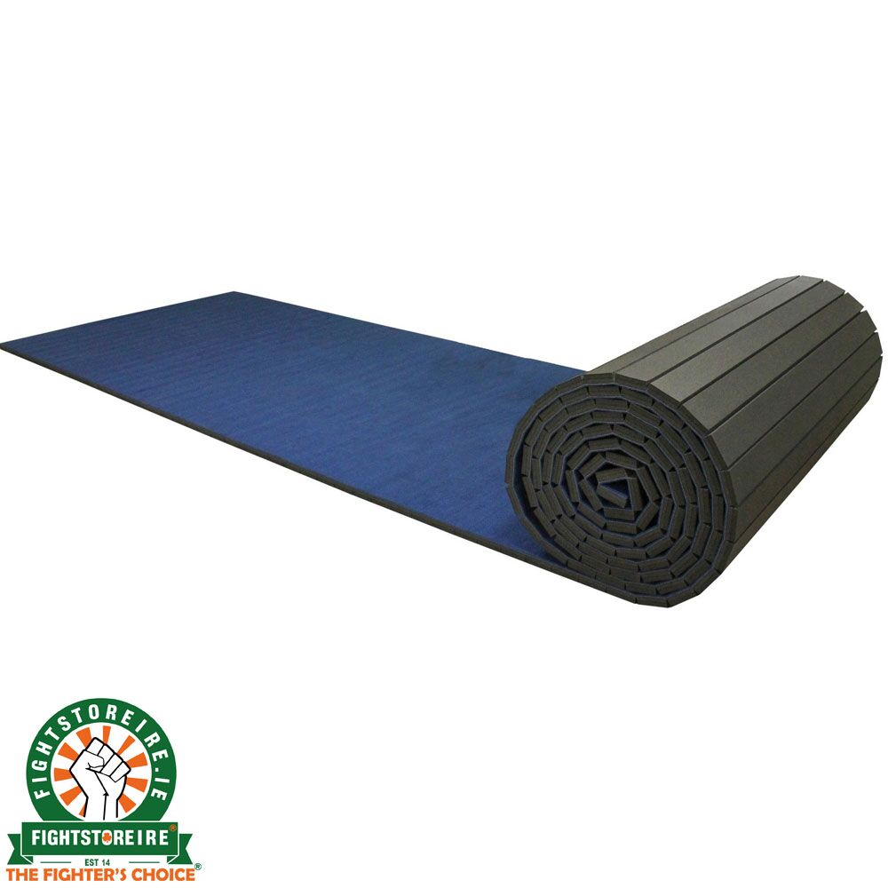 Rollaway Martial Arts Mat Vinyl Top - Blue