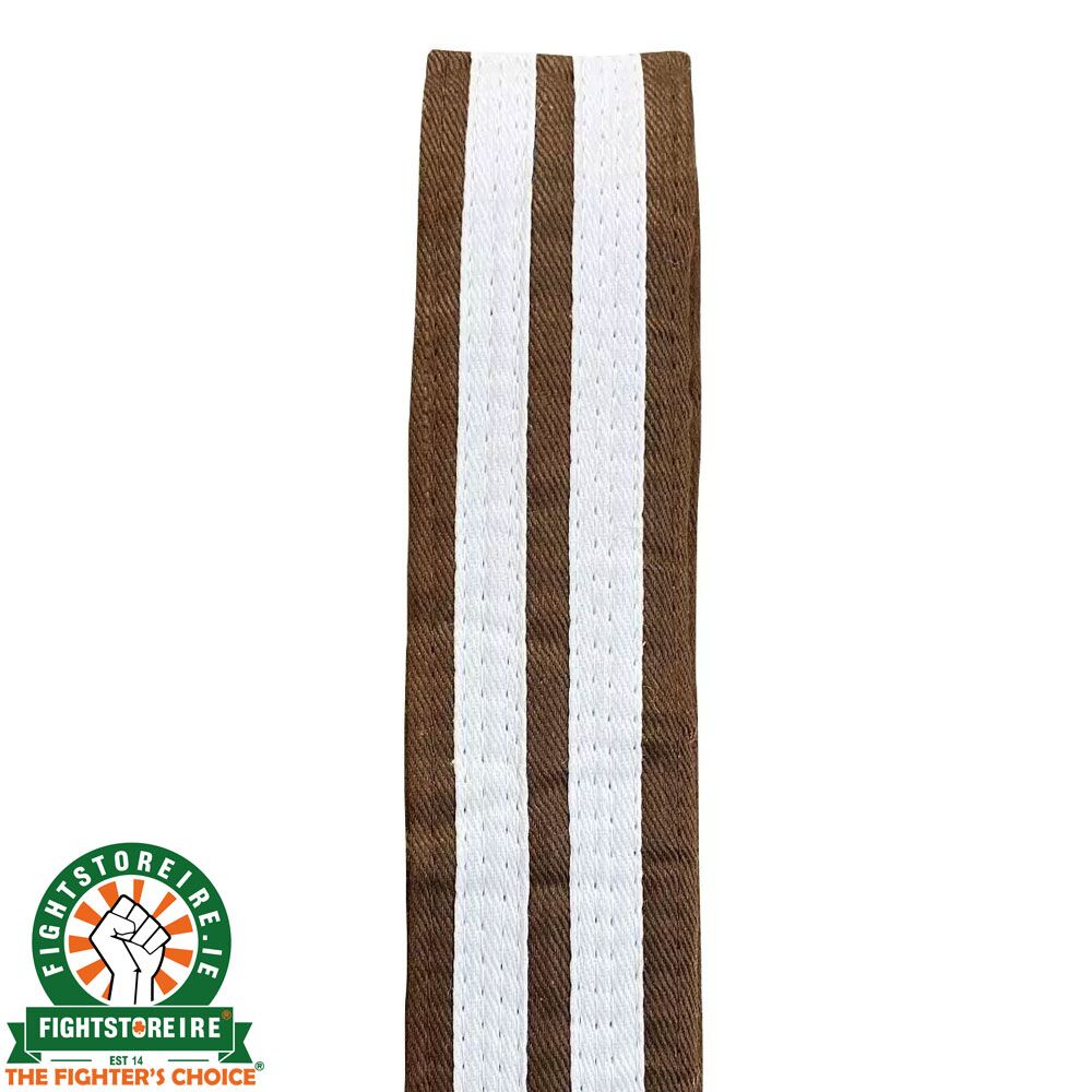 Cimac White Striped Belt - 2 Stripes