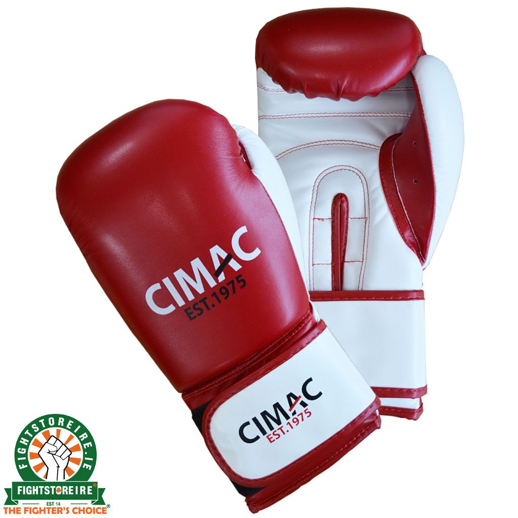 CIMAC Artificial Leather Boxing Gloves - Red