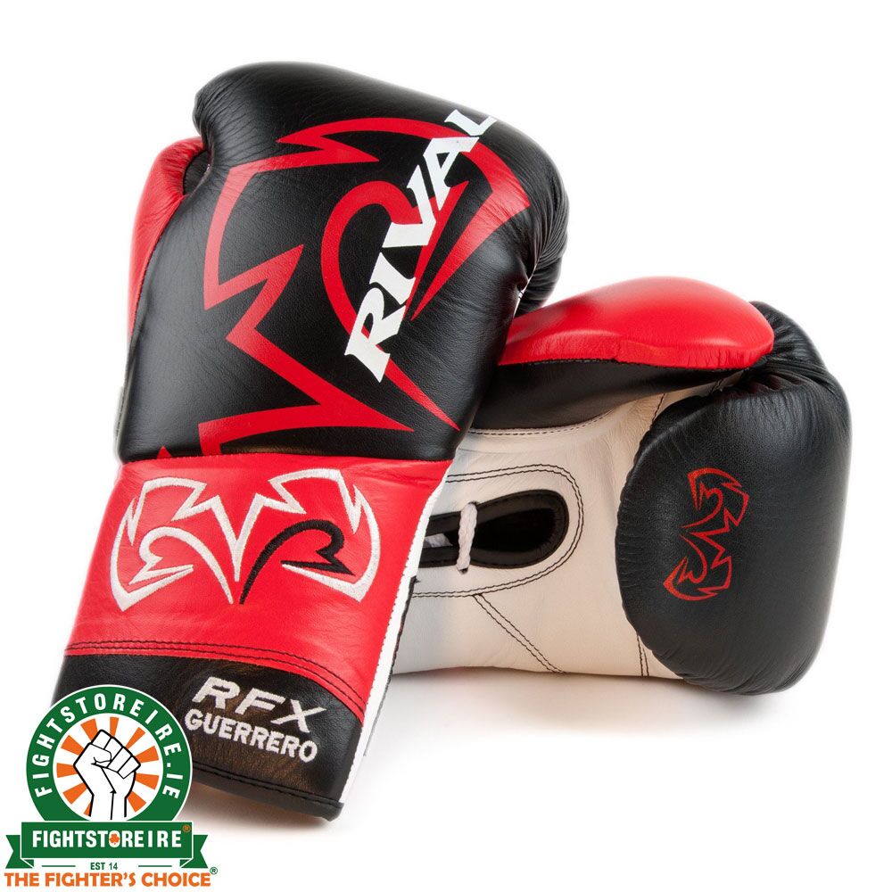 Rival RFX-Guerrero Pro Fight Gloves - SF-F - Black/Red/White