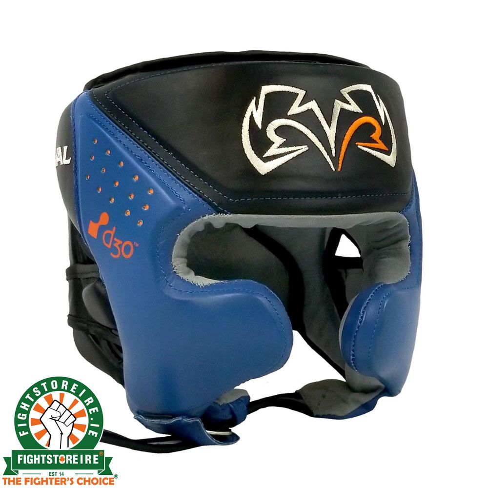 Rival RHG10 Intelli Shock Headguard - Black/Blue
