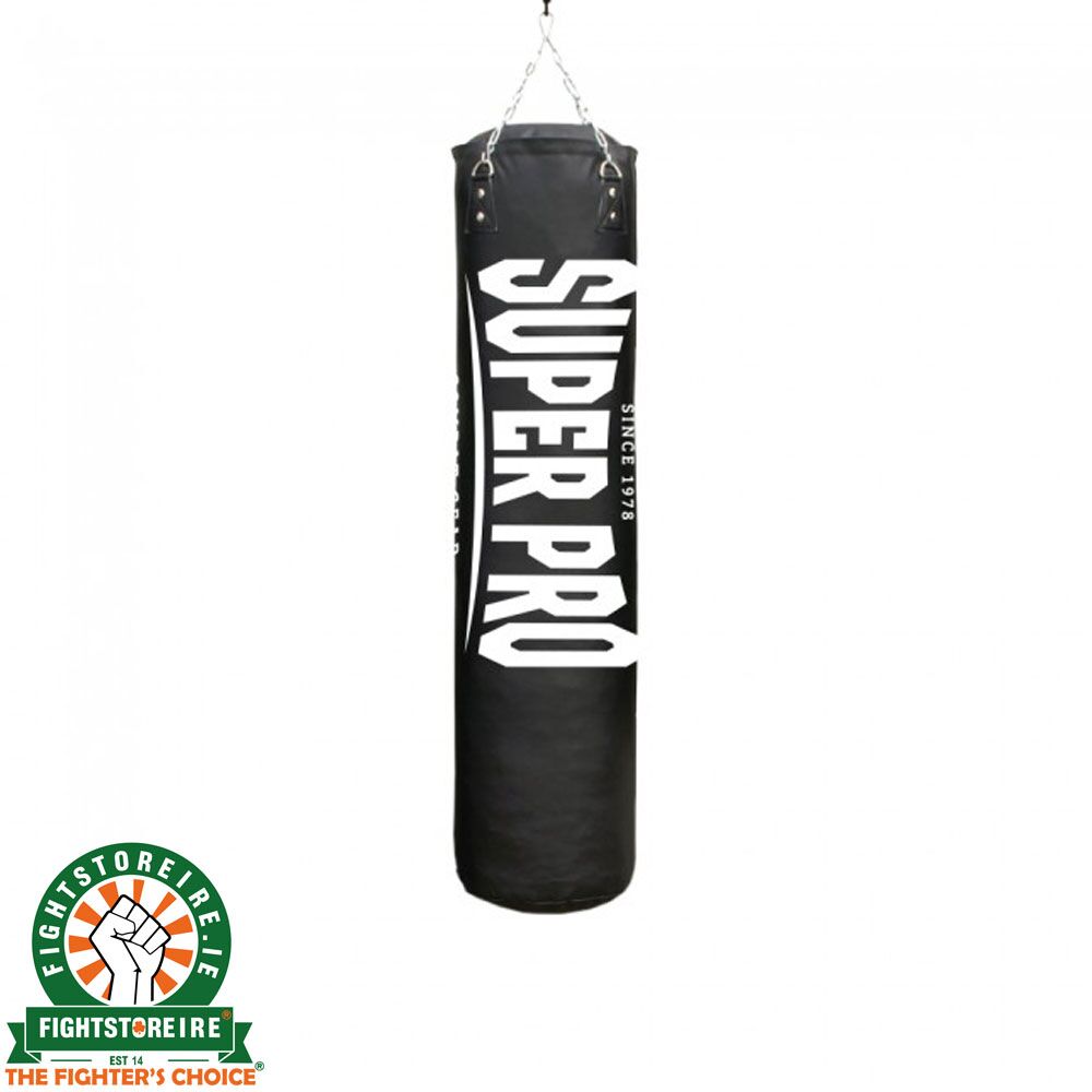 Super Pro 5ft PU Luxury Punching Bag - Black