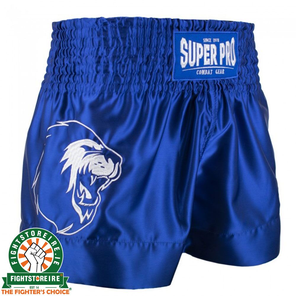 Super Pro Hero Thai Boxing Short - Blue