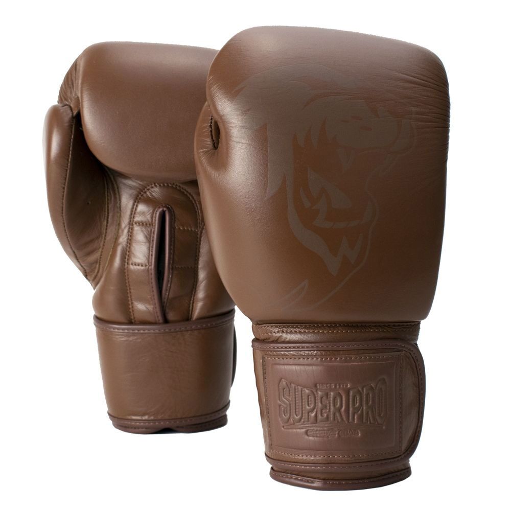 Super Pro Legend SE Leather Kickboxing Gloves - Brown