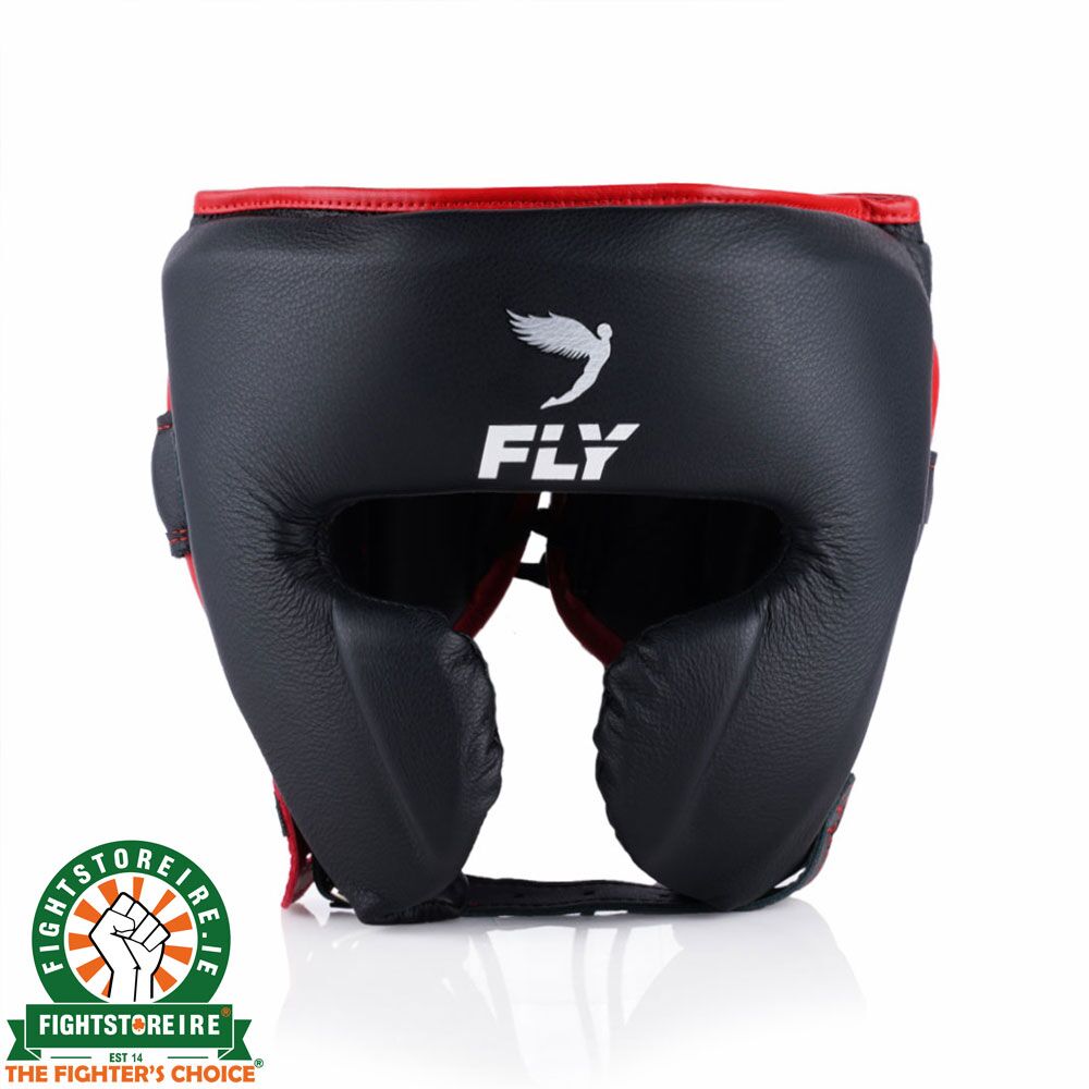 Fly KNIGHT Cheek Head Guard - Black/Red