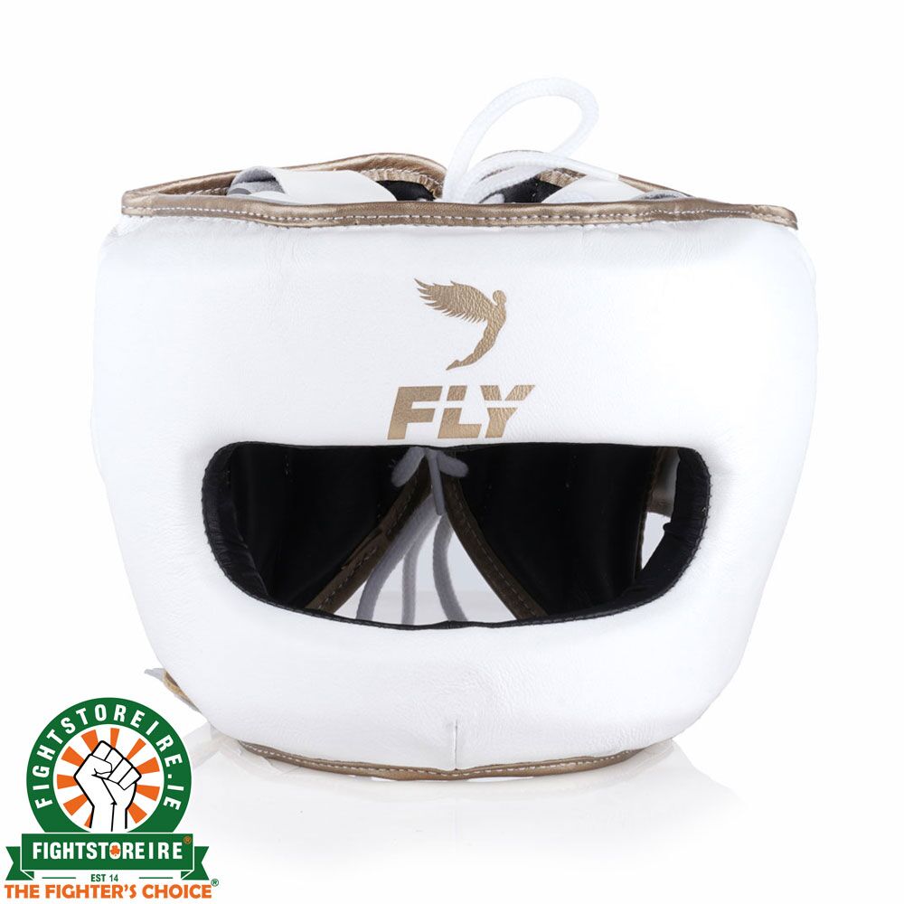 Fly Superbar Head Guard - White/Gold