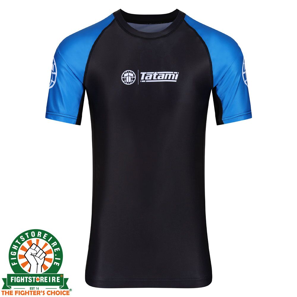 Tatami IBJJF 2020 Ranked Short Sleeve Rash Guard - Blue