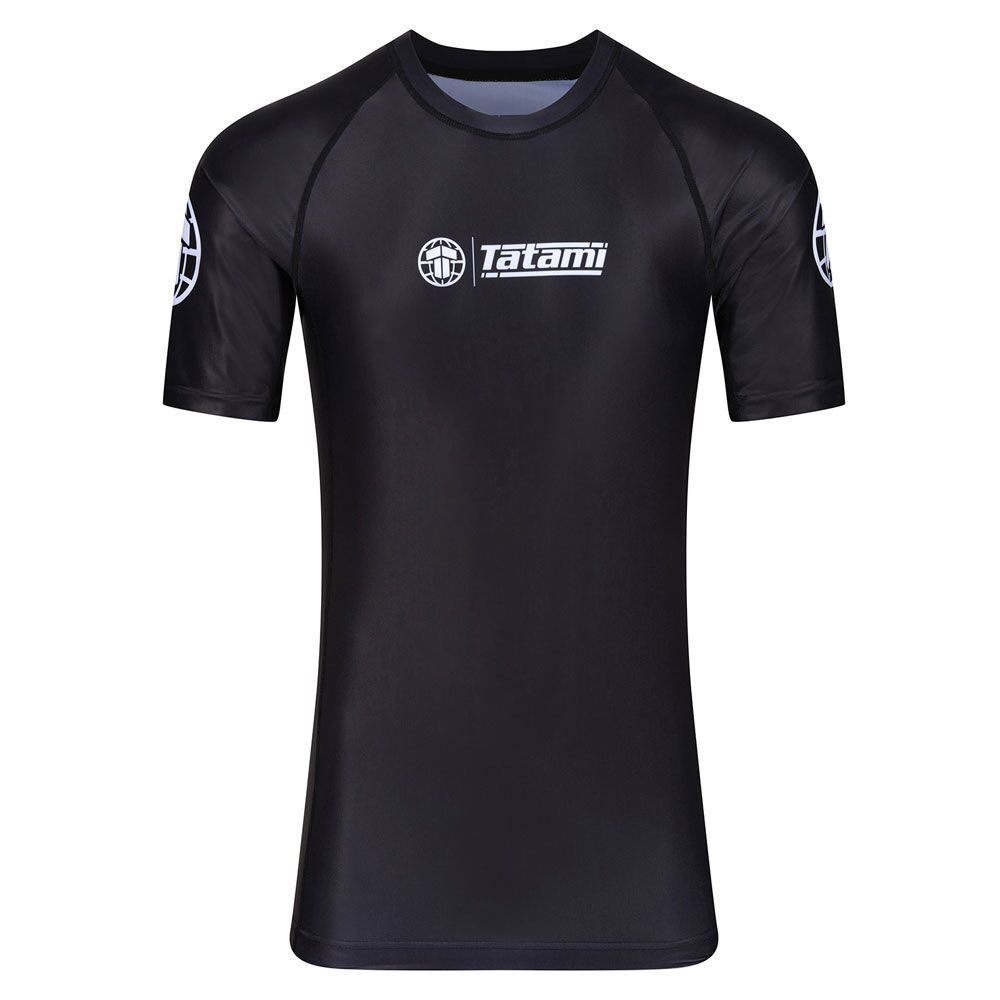 Tatami IBJJF 2023 Ranked Short Sleeve Rash Guard - Black