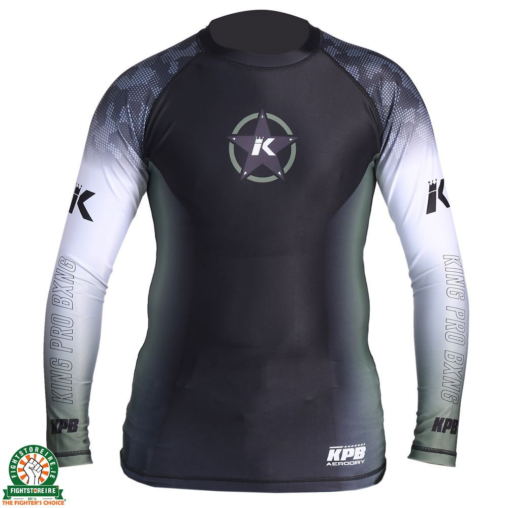 King Pro Boxing Storm King 1 Rashguard - Long Sleeve