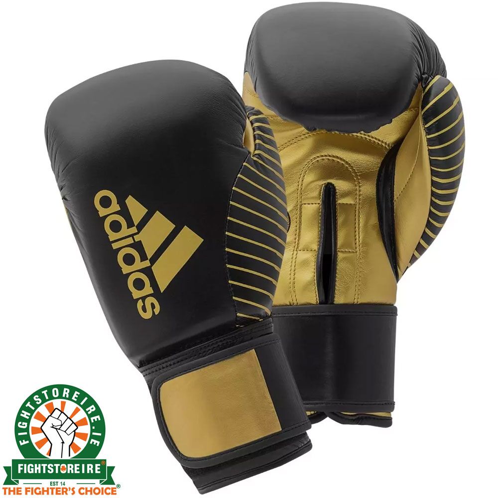 Adidas Kickboxing Gloves 10oz Black Gold Fightstore IRE