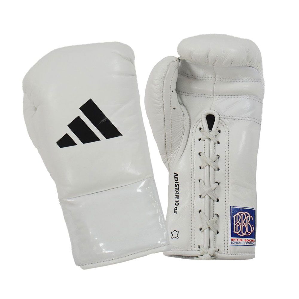 Adidas adiStar BBBC Approved Pro Boxing Gloves 3.0 - White