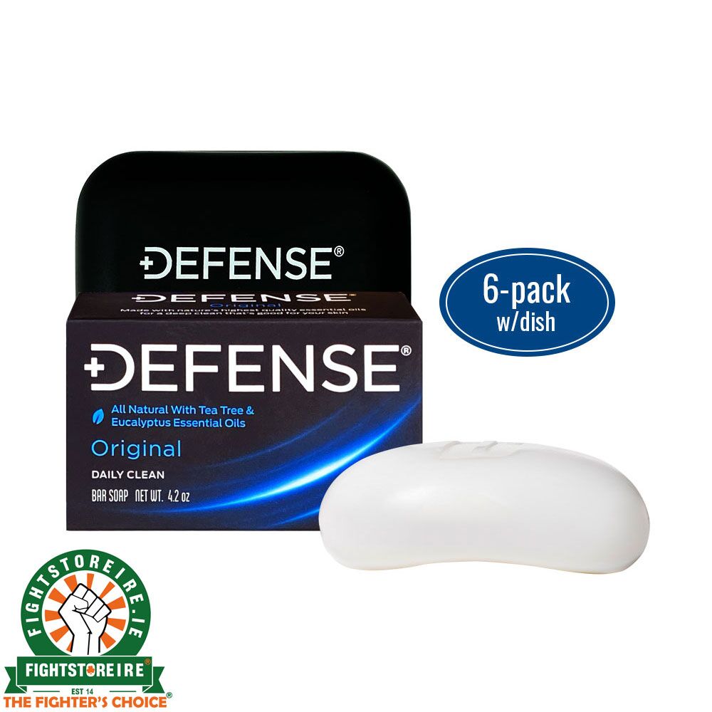 Defense Soap Bar 6 Pack plus Soap Dish