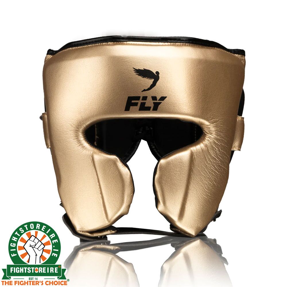 Fly Knight X Cheek Headguard Gold
