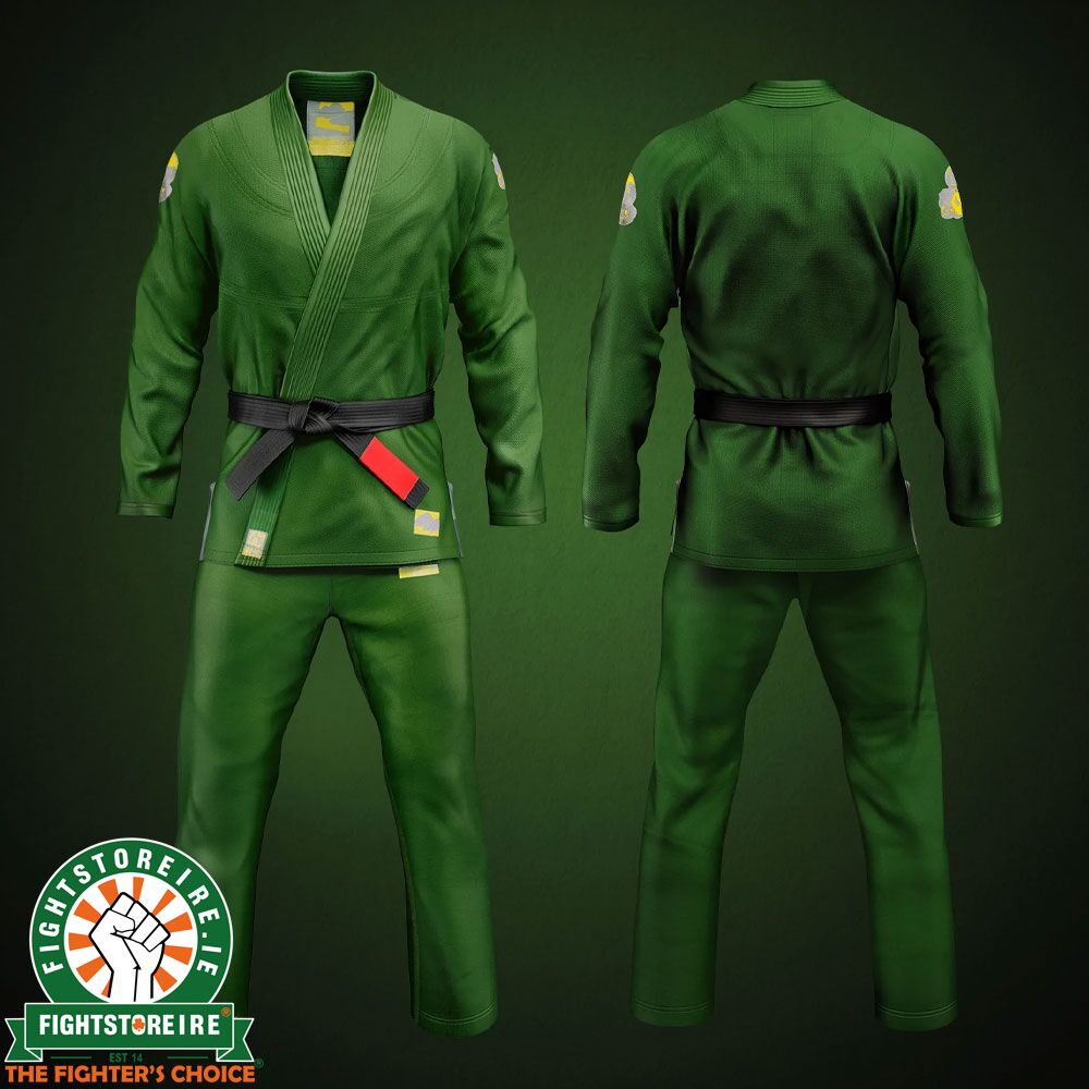 Inverted Gear Green Ultra Light Pearl Weave Gi