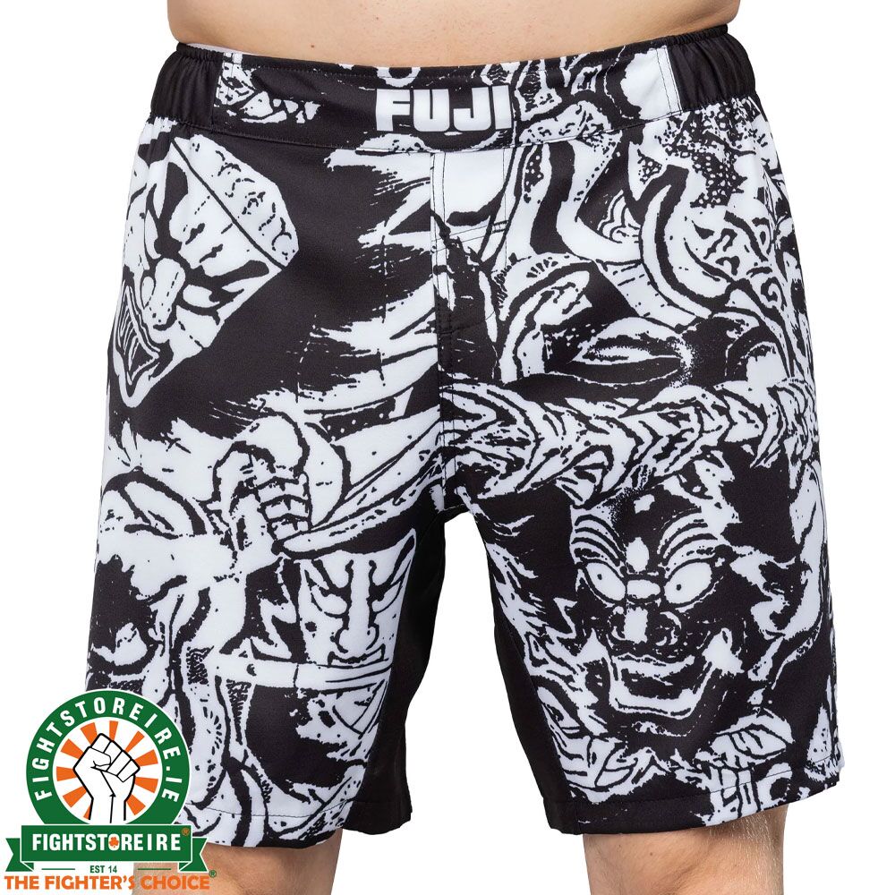 FUJI Fighting Spirit Lightweight Shorts - Black/White