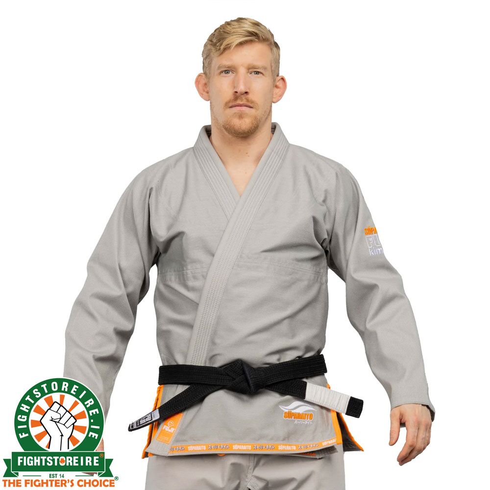 Fuji Suparaito Limited Edition BJJ Gi Grey/Orange
