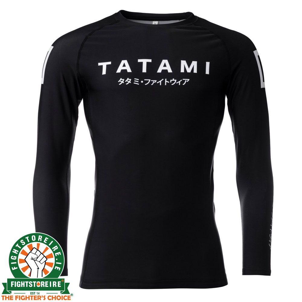 Tatami Katana Long Sleeve Rash Guard - Black