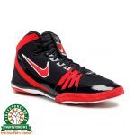 Nike Freek Wrestling Shoes Black Game Red White FSi