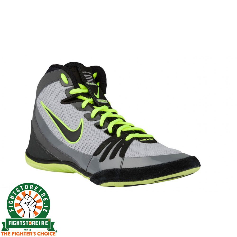 Nike Freek Wrestling Shoes Grey Neon Fight Store IRELAND