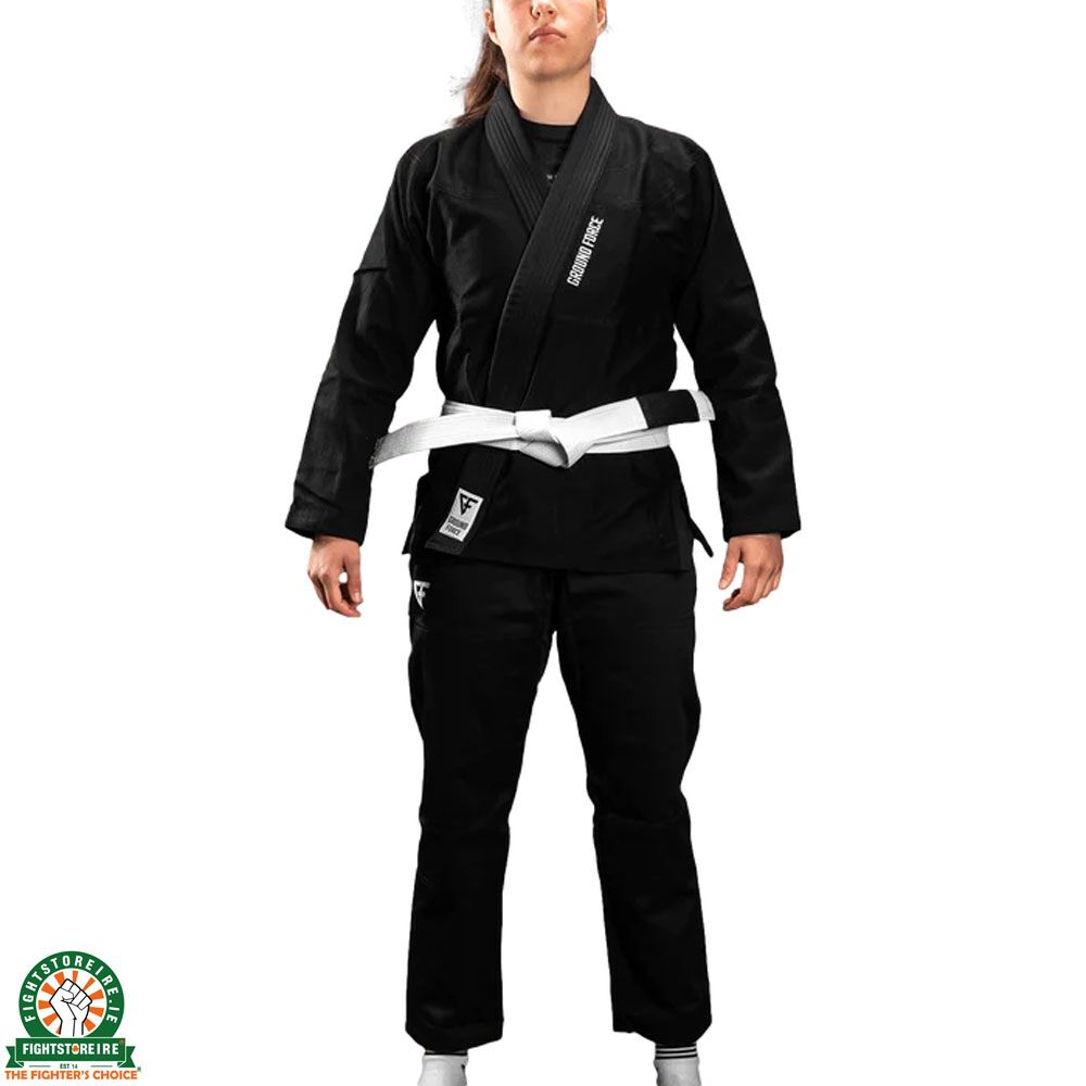 Ground Force Ladies Basic BJJ Gi - Black