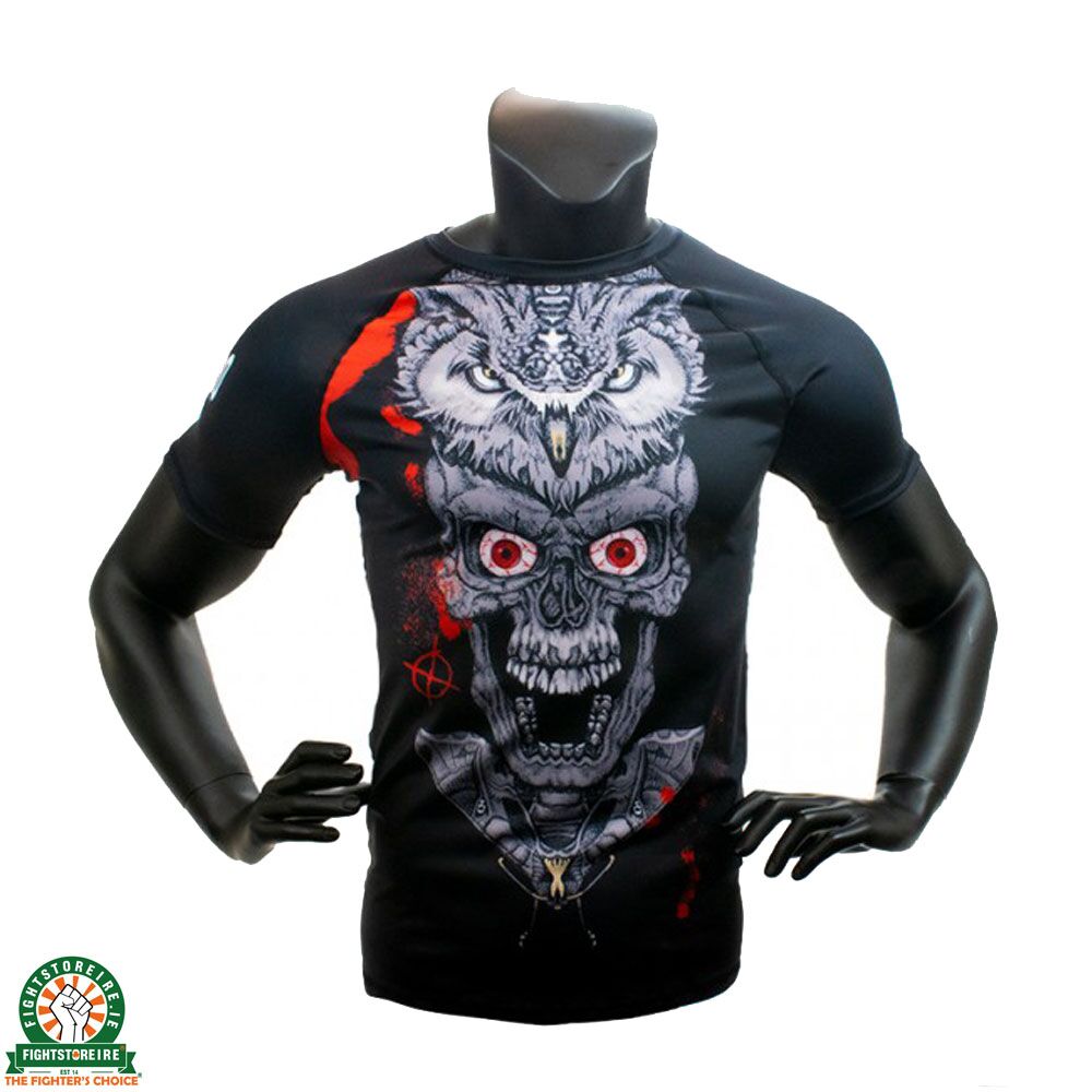 Super Pro Skull Short Sleeve Rashguard