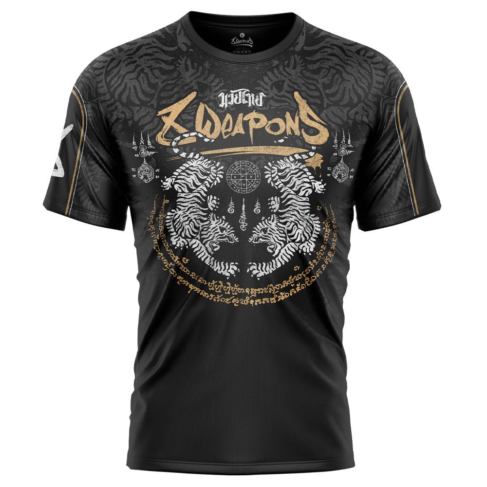 8 WEAPONS Tiger Yant Functional T-Shirt - Black