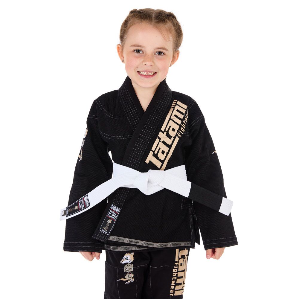 Tatami MEERKATSU Kids Animal Gi Black