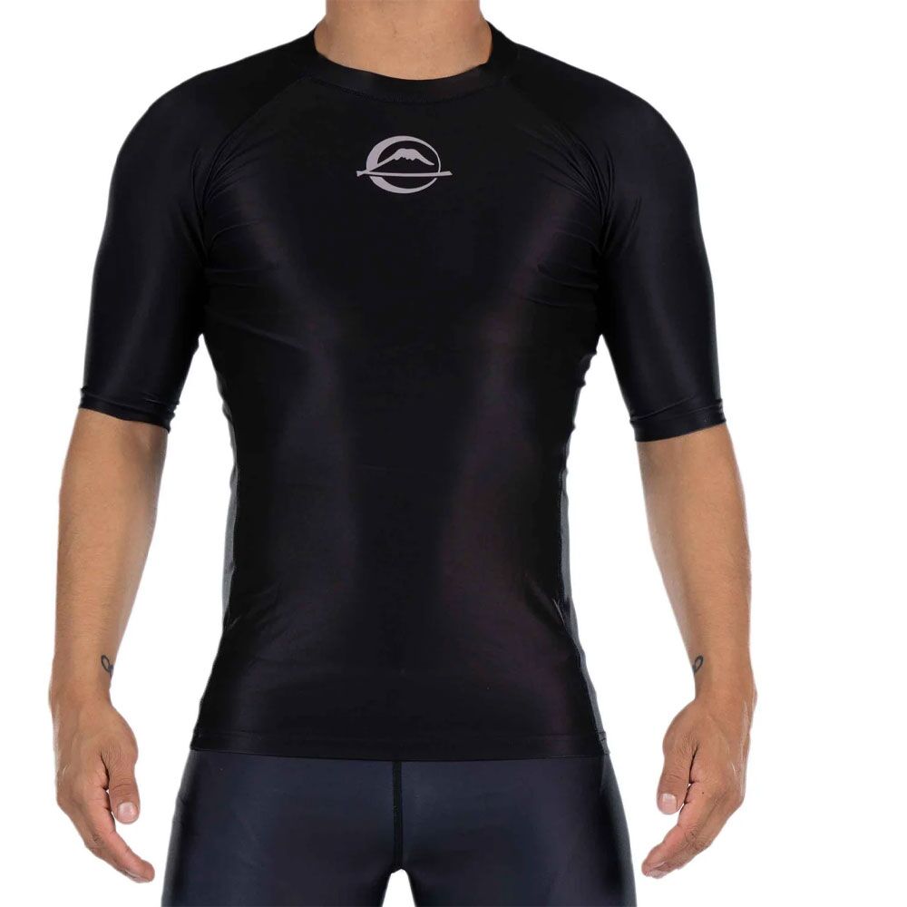 FUJI Baseline Ranked Short Sleeve Rashguard Black
