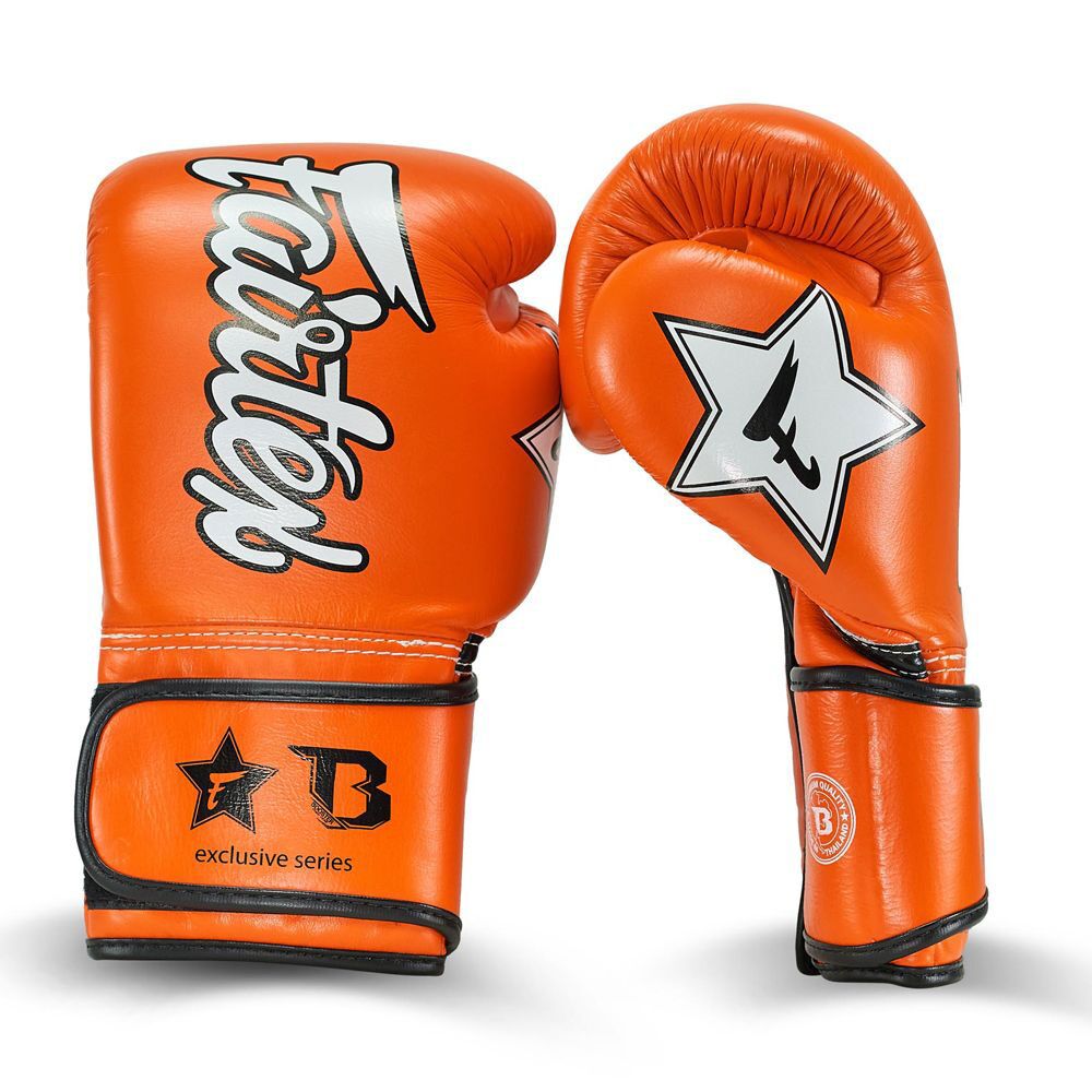 Fairtex x Booster Thai Boxing Gloves Orange