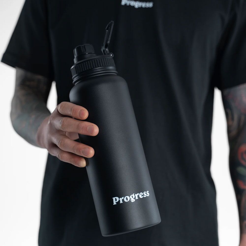 Progress 1.2L Water Bottle - Black