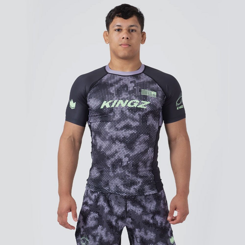 Kingz Viper Rashguard - Black/Purple
