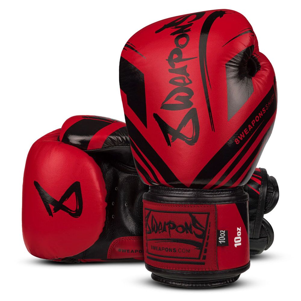 8 WEAPONS Shift Competition Boxing Gloves - Red