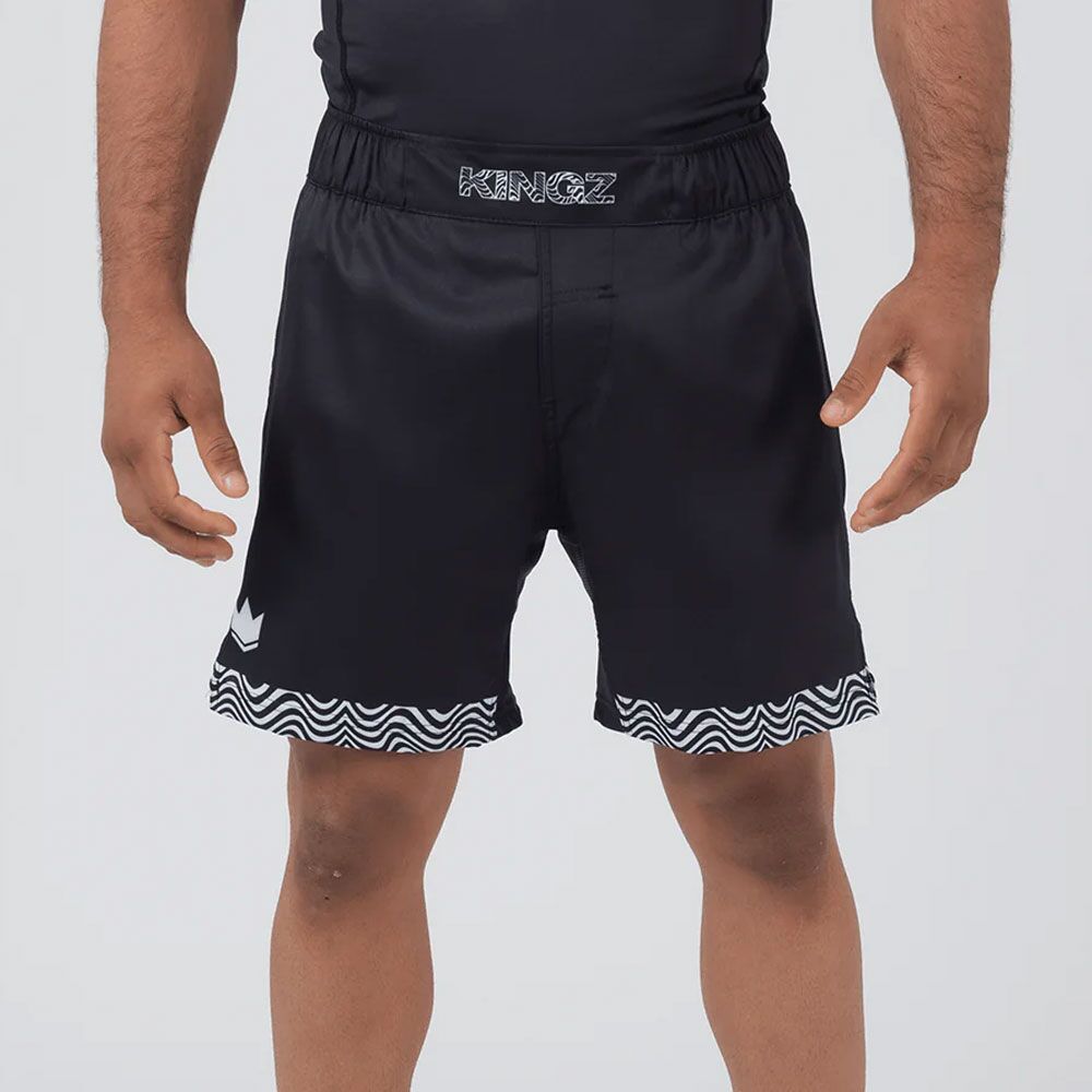 Kingz Flow Performance Series Grappling Shorts Black